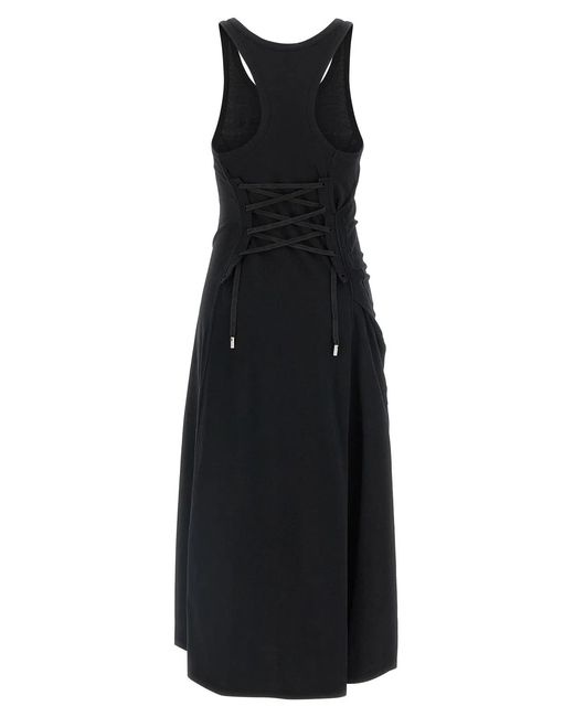 McQueen Black Corset Dress