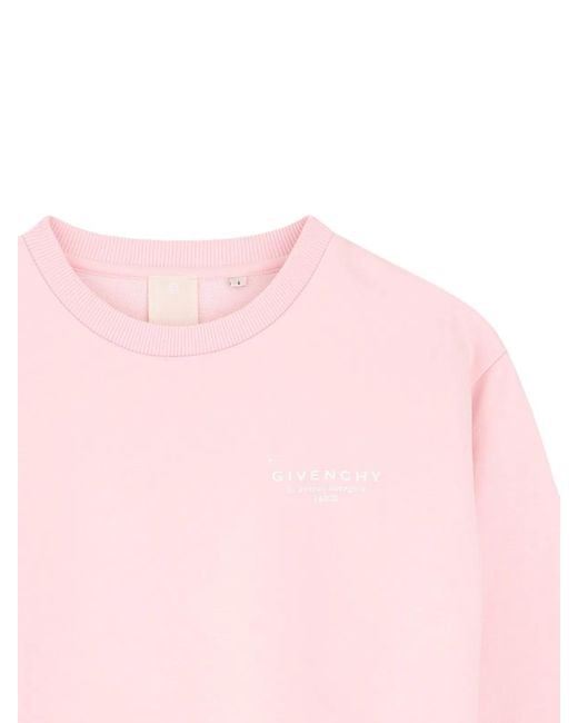 Givenchy Pink Felpa Con Logo