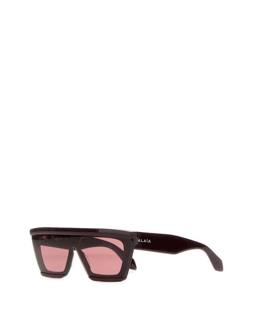 Alaïa Green Alaia Acetate Sunglasses