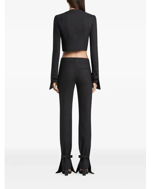 Courreges Black Courregès Askew Buttoned Jacket