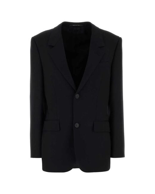 Balenciaga Black Wool Blazer