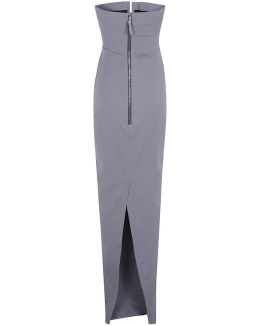 Rick Owens Purple "Prong Gown" Dress