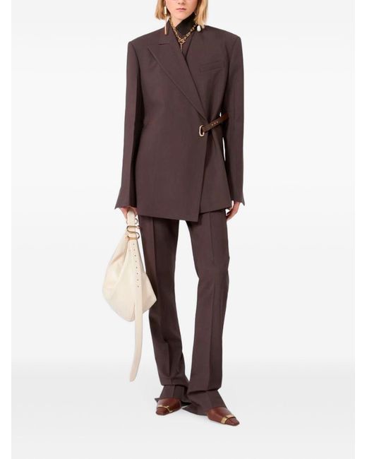 Max Mara Brown Sportmax Chocolate Viscose Jacket
