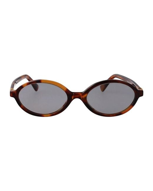 Miu Miu Brown Sunglasses 0Mu 04Zs 21C40O/18/140
