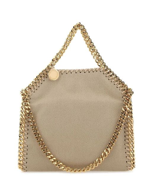 Stella McCartney Natural Falabella Tiny Crossbody Bag