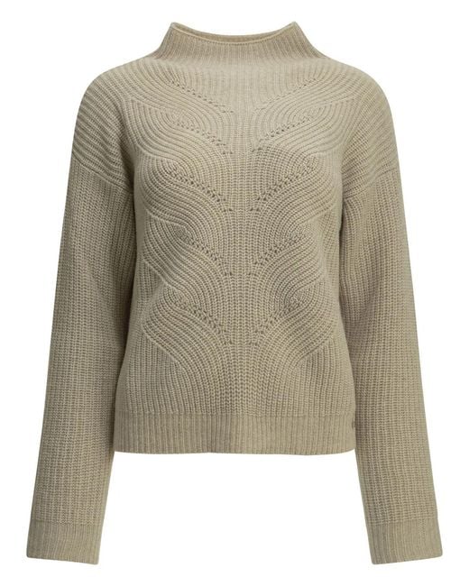 Herno Natural Wool Turtleneck Sweater