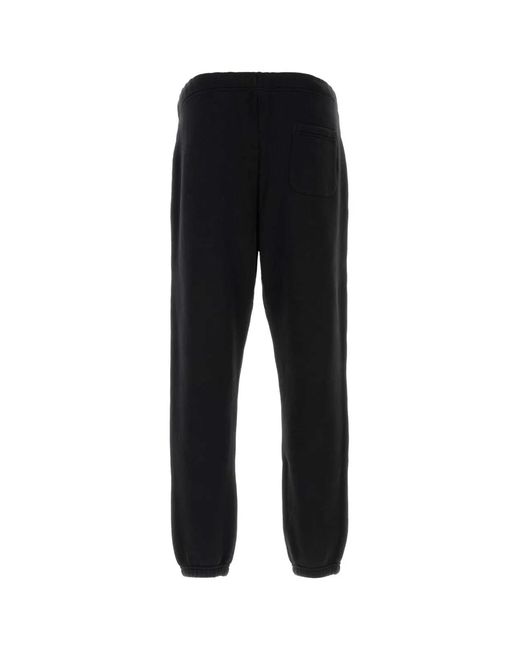Autry Black Sweatpants Main 003K for men