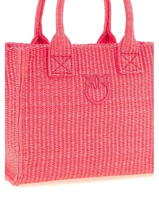 Pinko Pink 'Beach' Mini Shopping Bag