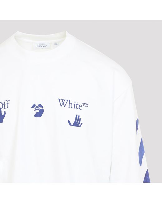 Off-White c/o Virgil Abloh White Bacco Arrow L/S Skate T-Shirt for men