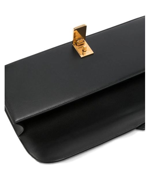 Khaite Black Blake Leather Clutch