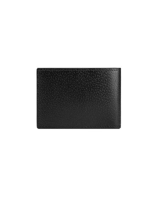 Gucci Black Textured Leather Bifold Wallet for men