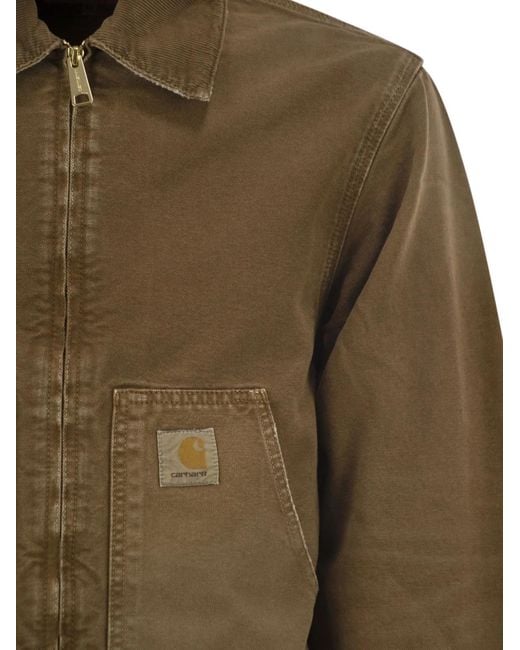 Carhartt Green Dearborn Organic Cotton Canvas Jacket