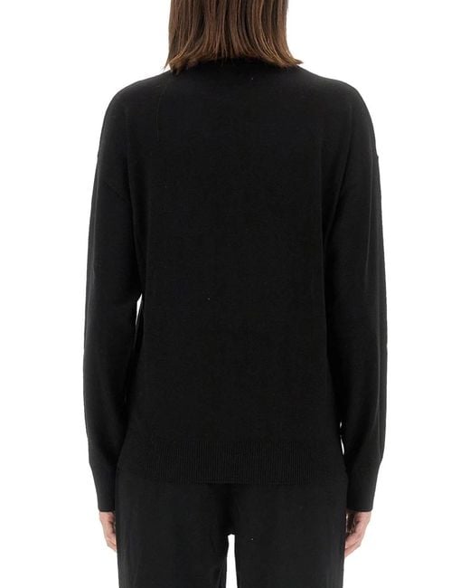 Moschino Black Jersey With Logo