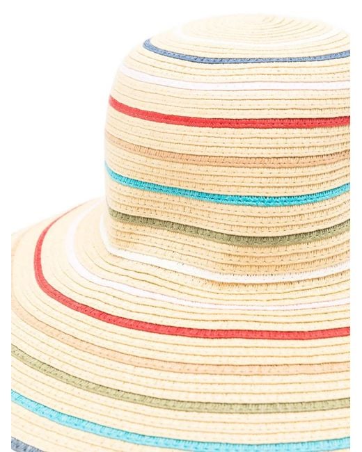 Paul Smith White Straw Sun Hat