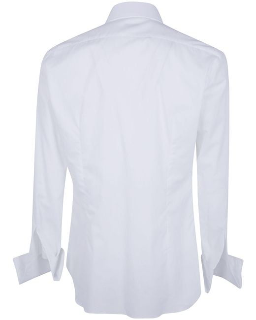 Barba Napoli White Classic Shirt for men