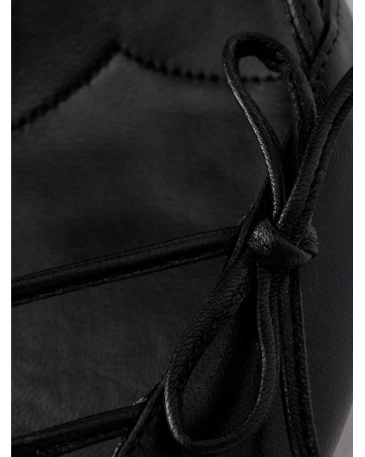 Prada Black Leather Decolette