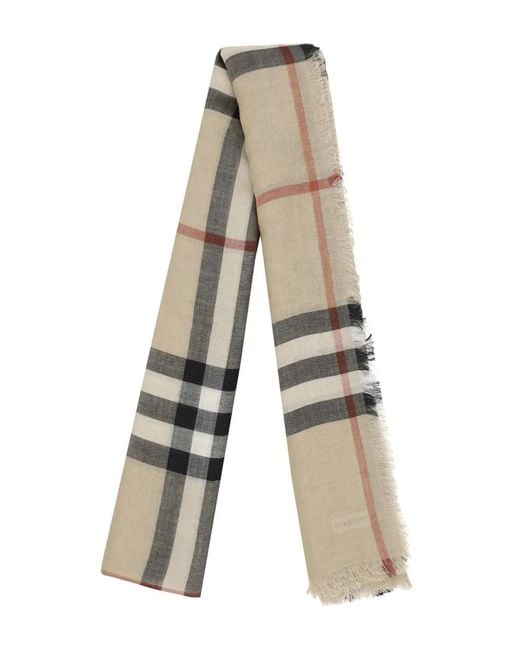 Burberry Natural Mu 220X70 Df Check Gauz