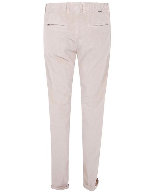 Incotex Brown "Coulisse Slim Fit" Trousers for men