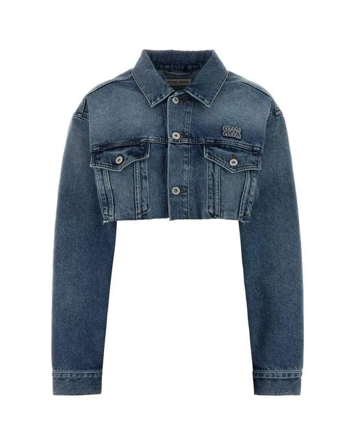 Miu Miu Blue Denim Jacket