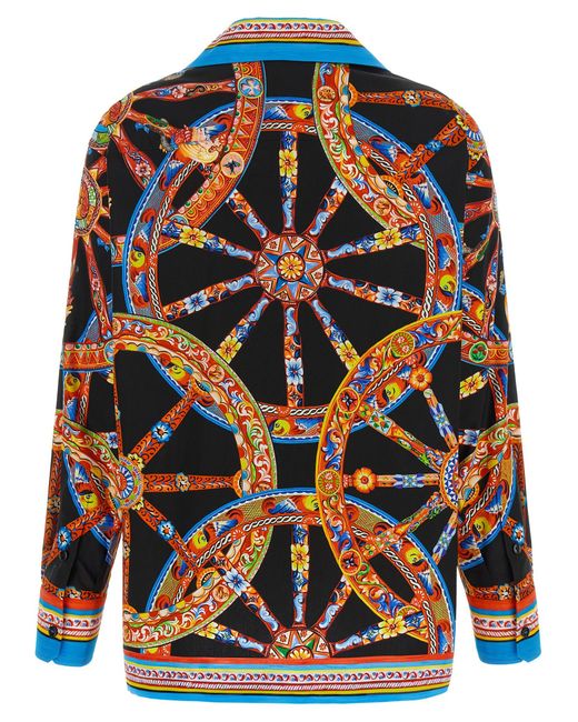 Dolce & Gabbana Blue Dolce & Gabbana 'Hawaii' Shirt