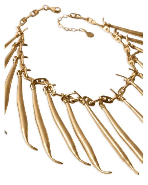 Jacquemus Metallic Collier Pendant Beans