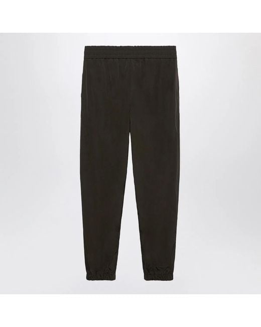1989 STUDIO Black Nylon Trackpants Rodeo for men