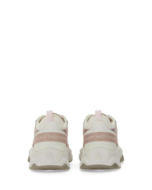 Stuart Weitzman White Sneaker Trainer