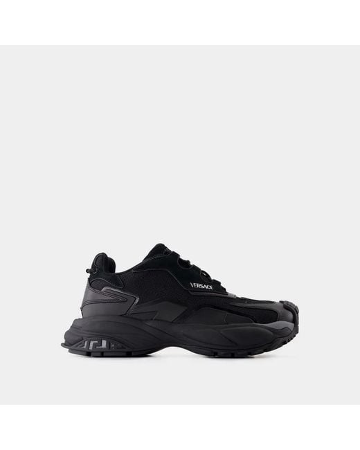 Versace Black Low Top Sneakers for men