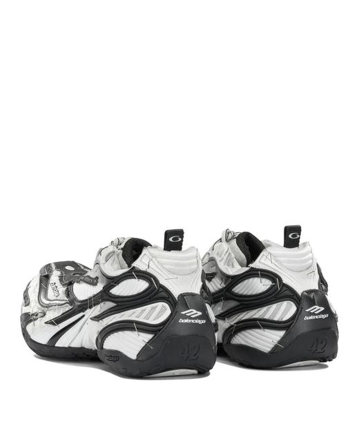 Balenciaga White "Soleless" Low Sneakers for men