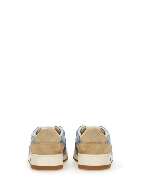 Fendi Blue "Match" Sneaker
