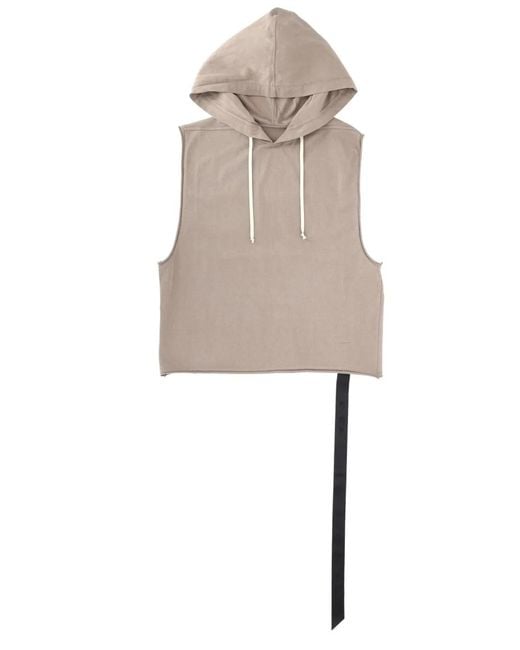 Rick Owens White Cotton Top for men
