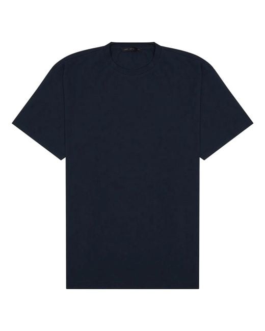 Low Brand Blue Cotton T-Shirt for men