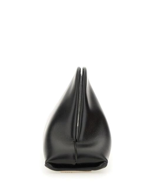 The Attico Black Clutch Day Off Small