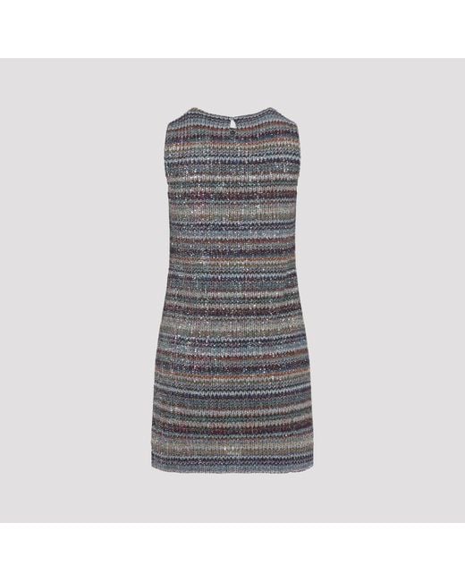 Missoni Gray Multi Caperdoni Short Dress