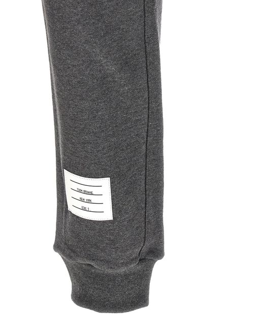 Thom Browne Gray '4Bar' Joggers for men