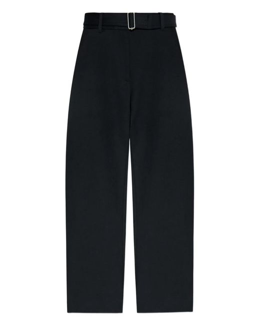 Studio Nicholson Blue "Doring" Belted Round Leg Pant