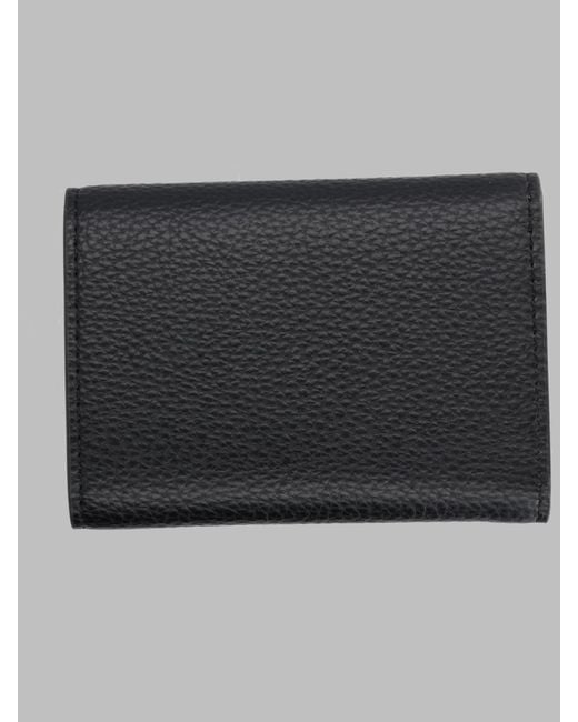 Vivienne Westwood Black Portafoglio Small Flap Purse