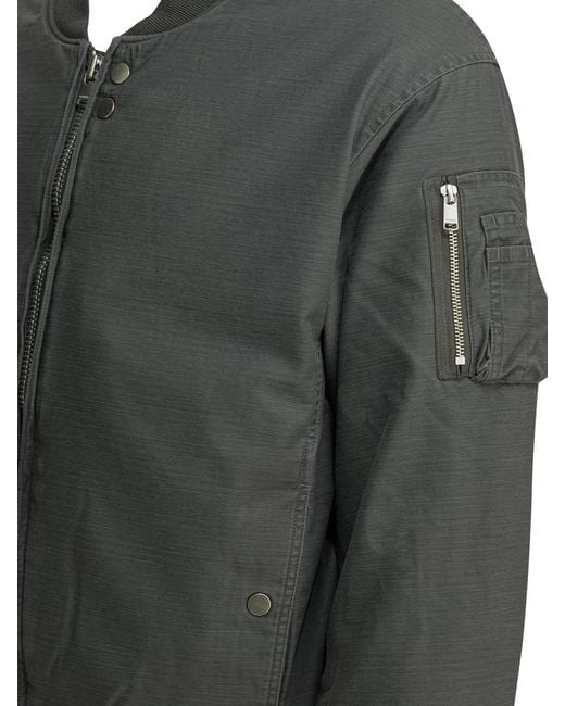 Nonnative Black "Trooper Puff" Bomber Jacket for men