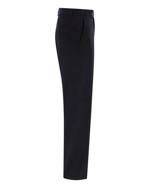 Boss Blue Slim Fit Trousers for men