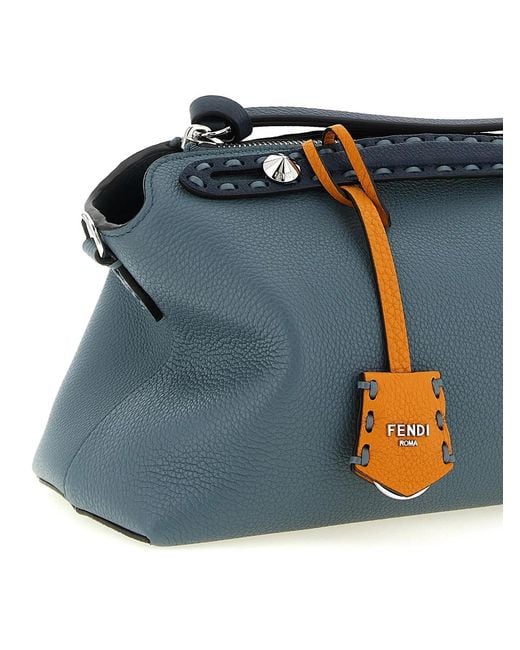 Fendi Blue 'By The Way Soft Selleria' Medium Handbag