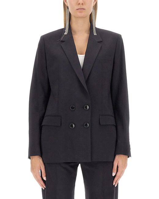 Isabel Marant Blue Double-Breasted Jacket