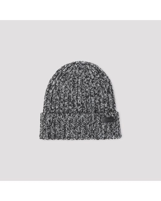 Brioni Gray Wool Hat for men