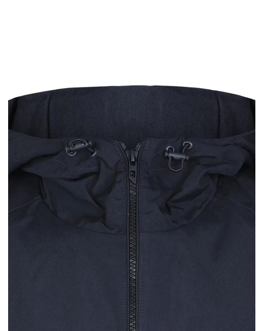 DIESEL Blue Polyamide Jacket for men