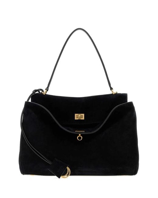 Balenciaga Black Rodeo Top Handle M