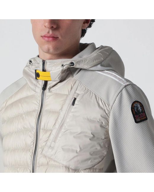 Parajumpers Gray Pelican-Colored Nolan Jacket for men