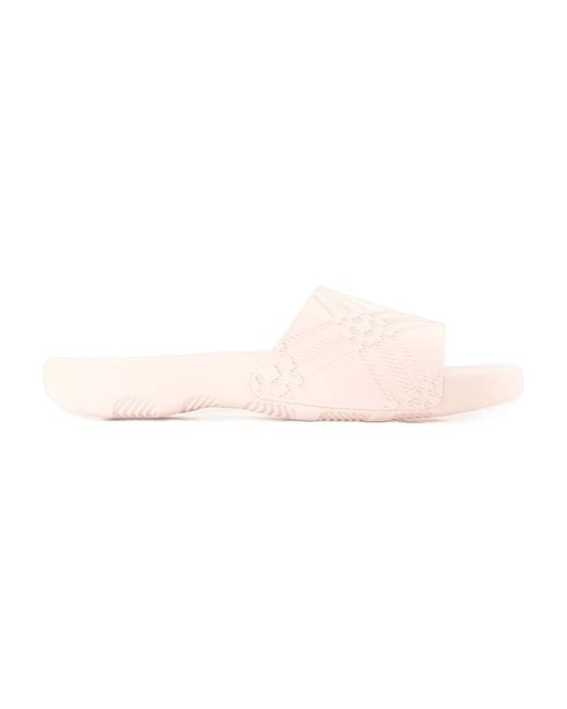 Burberry Pink Dive Sandals