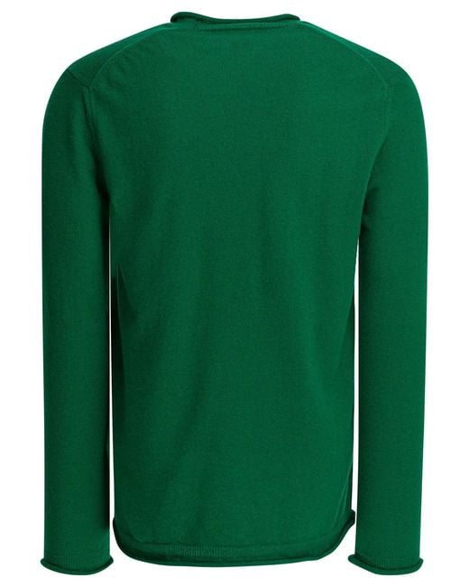 Comme des Garçons Green Shirt Wool Knitwear for men