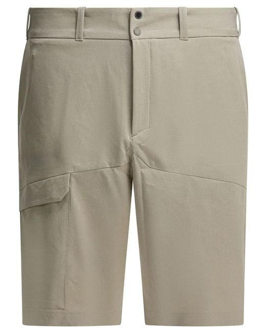 Houdini Sportswear Gray "M's Go Shorts" Technical Shor for men