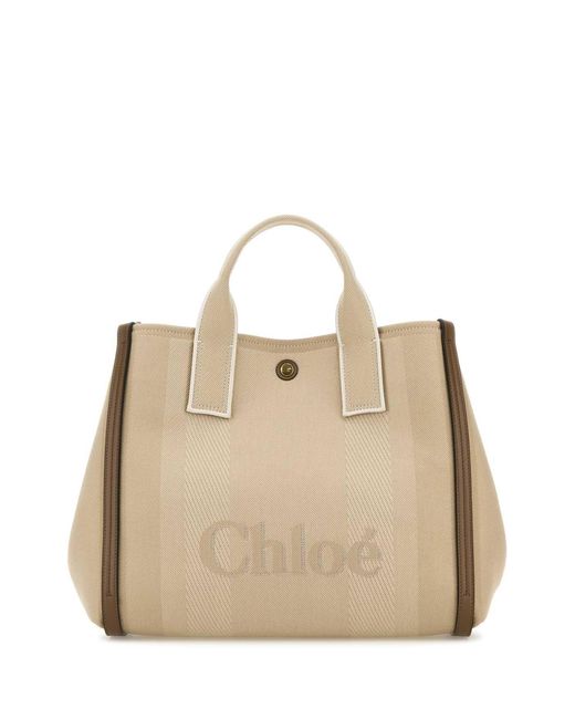 Chloé Blue Carry Tote Bag
