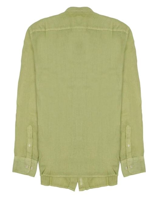 120% Lino Green Camicia for men